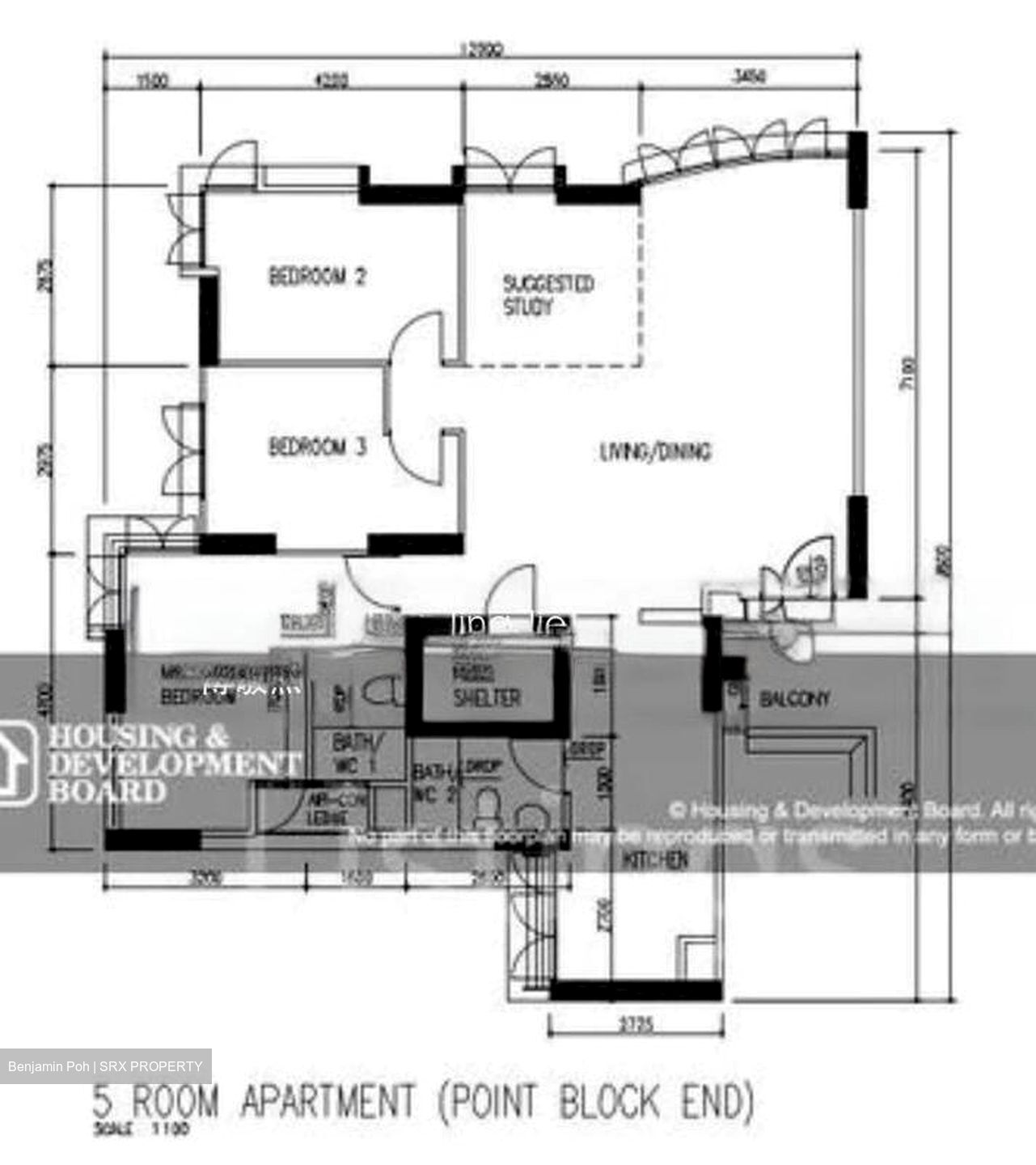 Blk 25B Membina Court (Bukit Merah), HDB 5 Rooms #450056491